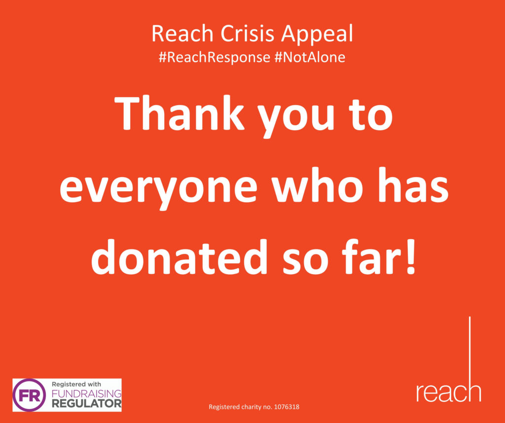 Thank you to everyone who has donated to our Crisis Appeal – we’re halfway there!