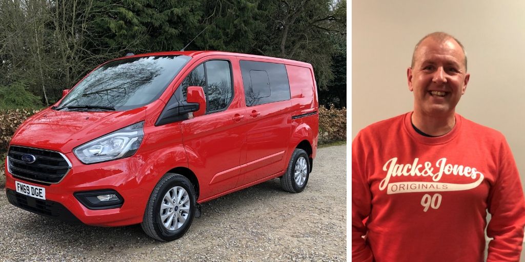 Meet Wayne – the man with the red Reach van