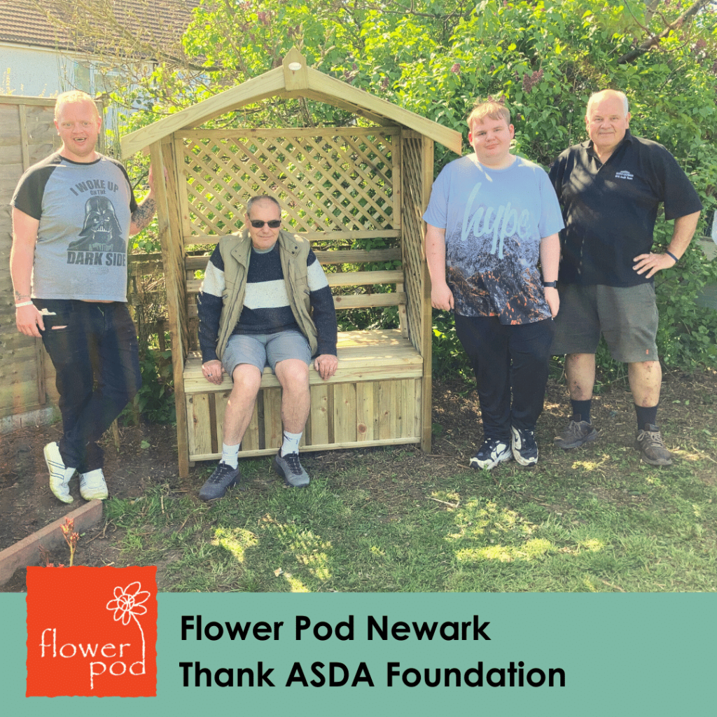 Flower Pod Newark Thank ASDA Foundation