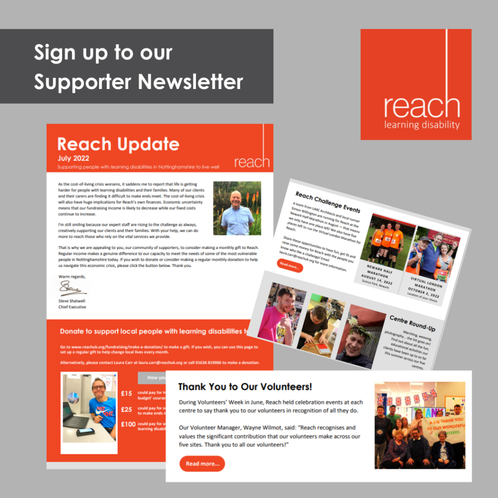 Reach July Supporter Newsletter