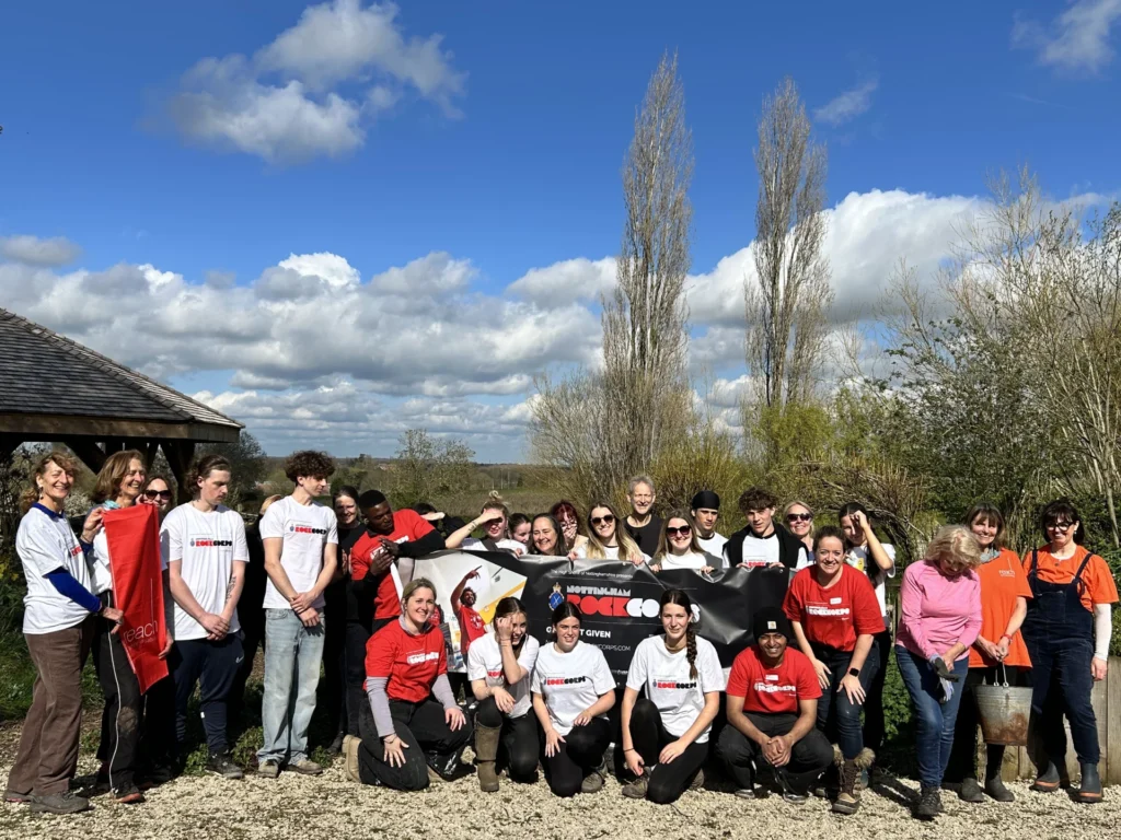 RockCorps Volunteers Transform Flower Pod Southwell